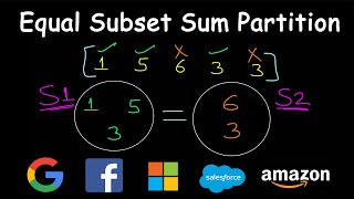 Partition equal subset sum  Equal sum partition  Dynamic Programming  Leetcode 416 [upl. by Esbensen]