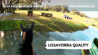 Lissavorra Quality Open Intermediate  2024 Rocking Horse Winter II Horse Trials [upl. by Alesi568]