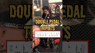 Double pedal triplets amp 16 notes 🥁 drummer doublepedal drumming doublepedaltriplets triplets [upl. by Eltsyrhc37]