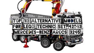 Top 10 Alternative Models for LEGO Technic Set 42043 MercedesBenz Arocs 3245 [upl. by Quintilla]