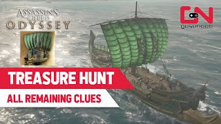 Where to FIND the REMAINING CLUES of the Treasure Hunt in AC Odyssey  A Kind of Treasure Hunt Quest [upl. by Lewanna]