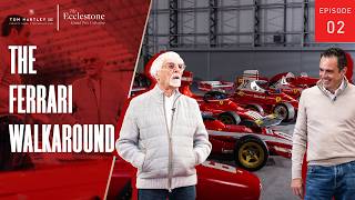 The Ferrari Walkaround  We discuss the Ferrari Formula 1 cars within The Ecclestone Collection [upl. by Annawahs910]