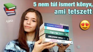 5 olyan könyv ami NAGYON ALULÉRTÉKELT de nekem TETSZETT 📚 [upl. by Neelahs]