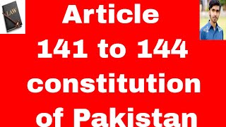 Distribution of legislative powers Article 141 to 144 constitution of pakistan 1973 in urdu [upl. by Argent]