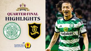 Celtic 42 Livingston  Daizen Maeda HatTrick  Scottish Gas Scottish Cup QuarterFinal Highlights [upl. by Ainavi994]