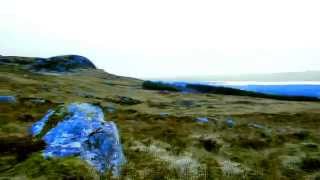 Evening view from the hills over Foxford County Mayo Ireland [upl. by Tamiko942]