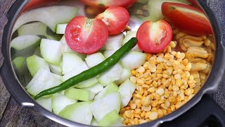 Make Bottle Gourd Recipe in this style its finger licking good  Less Oil Tasty Bottle Gourd Recipe [upl. by Amehr]