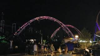 Cedar Point Corkscrew night [upl. by Baerman]