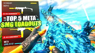 WARZONE TOP 5 META SMG LOADOUTS AFTER UPDATE Warzone 3 Best Class Setups [upl. by Woodrow50]