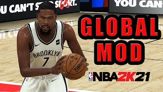 How to install global mod NBA 2k21 Deibys HD  Looyh [upl. by Parsons]