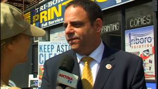 Costa Says quotKeep Astoria Cleanquot  Rally Held by NYC Councilman Costa Constantinides [upl. by Ahsinav]