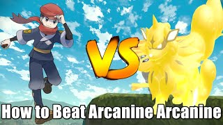 Pokemon Legends Arceus Boss Fight How to Beat Arcanine [upl. by Airtemak]