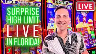 💯LIVE High Limit Slots in Florida 🎰1 Night Only [upl. by Salahcin]