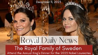 The Royal Family of Sweden Attend the Lavish Kings Dinner at the Palace Plus More Royal News [upl. by Adahs]