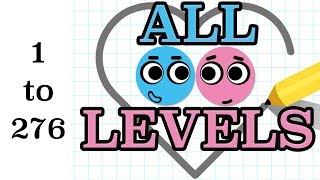 Love Balls  ALL LEVELS  3 Stars Walkthrough [upl. by Necyrb]