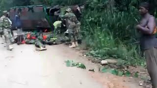 Ghana Armed Forces explains viral video of soldiers involved in accident [upl. by Popper]