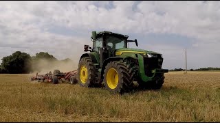 Essai du tracteur John Deere 8370 R [upl. by Esmeralda485]