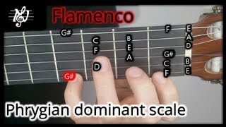 Flamenco scale  Phrygian dominant [upl. by Gauldin569]