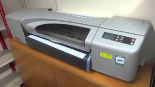 Hewlet Packard DesignJet 500 A1 Roll and Sheet Printer [upl. by Asillim]