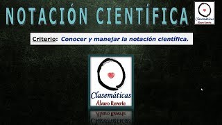 Notación Científica 0210 [upl. by Naesed]