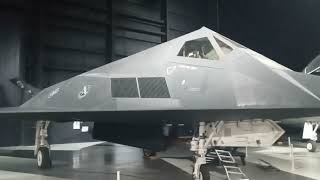 Stealth fighter jet walk around F117A Nighthawk [upl. by Haimehen]