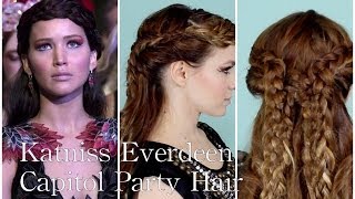 Katniss Everdeens Catching Fire Capitol Party Hairstyle [upl. by Rodney]