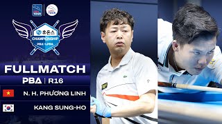 FULL MATCH Sungho KANG vs NGUYỄN HUỲNH PHƯƠNG LINH  PBA R16  Houns Championship 2024 [upl. by Kciwdahc]