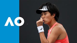 Shuai Zhang v Kristyna Pliskova match highlights 2R  Australian Open 2019 [upl. by Jeanine]