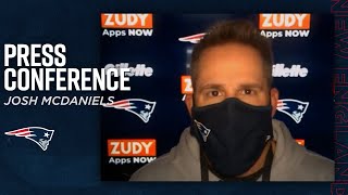 Josh McDaniels quotWe need to be betterquot  Patriots Press Conference [upl. by Dehlia]