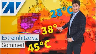 Hitzewarnung Lebensgefährliche Hitze in Südeuropa vs schönes Sommerwetter in Deutschland Regen [upl. by Lock]