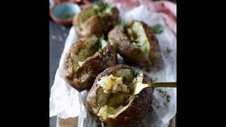 Air Fryer Baked Potatoes [upl. by Nylhtac]