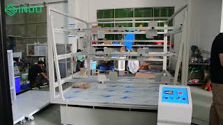 Transport Simulation Vibration Test table Of Packaged Goods Transport Simulation Tester [upl. by Ainoda]