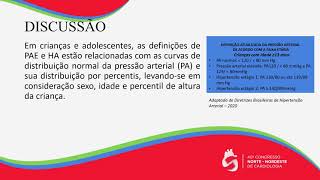 INCIDÃŠNCIA DE HIPERTENSÃƒO ARTERIAL SISTÃŠMICA EM ADOLESCENTEs  PIBEX UFPA A CARDIOLOGIA VAI Ã€ ESCOLA [upl. by Ellednek752]