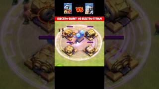 electro giant vs electro titian clashofclans clashroyale cocshorts coc viralshort shorts [upl. by Sterrett139]