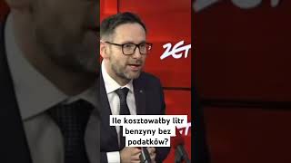 Cena paliwa bez podatków polityka obajtek rymanowski benzyna [upl. by Ynaffets]