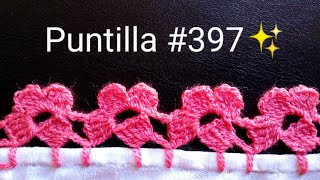 Puntilla de una sola vuelta muy sencilla de realizar 397 [upl. by Nairadas]