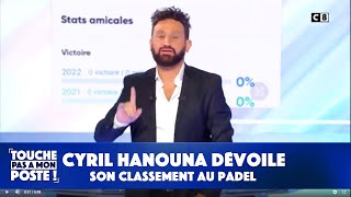 Le classement de Cyrl Hanouna au Padel [upl. by Esac318]