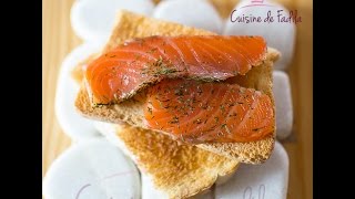 Gravlax How to make gravlax غرافلاكس السلمون [upl. by Moreno]