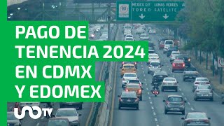 Pago de tenencia 2024 en CDMX y Edomex exentos y todo lo que debes saber del trámite [upl. by Nakashima]