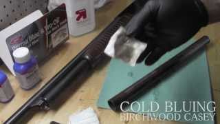 Birchwood Casey Gun Bluing  How To Cold Blue [upl. by Isidor]