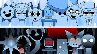 Incredibox  Sprunki But Cool As Ice Mod  Normal Versions Vs PHASE 4 Horror Versions [upl. by Nollaf893]