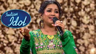 Shreya Ghoshal Sings quotMERE DHOLNA 30quot  Indian Idol Season 15 [upl. by Erialb]