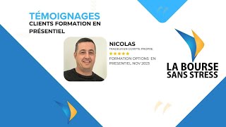 de 30 à 30 Nicolas trading option Présentiel [upl. by Osnofla]