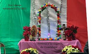 Dia 1er danza Tonanzindanzándole a la Virgen de Guadalupe 1132023 [upl. by Cul]