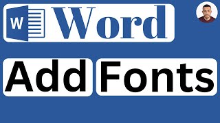 How to Add Fonts in Microsoft Word  Easy to Follow [upl. by Wadell]