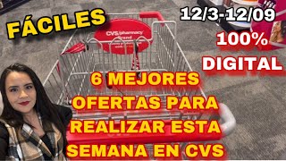 🔥 6 MEJORES OFERTAS EMPEZANDO DICIEMBRE CVS 12031209 [upl. by Loux]