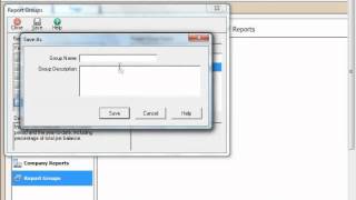 Peachtree Tutorial Report Groups Sage Training Lesson 147 [upl. by Atalya]