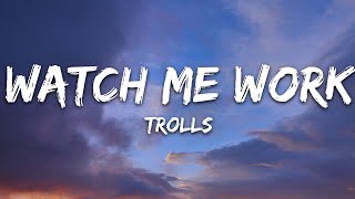 Andrew Rannells amp Brianna Mazzola  Watch Me Work From TROLLS Band Together Lyrics [upl. by Anayeek]