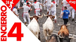 CUARTO ENCIERRO de San Fermín 2024  Toros de Fuente Ymbro [upl. by Ennaihs541]