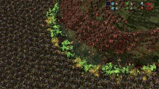 3000 HYDRALISKS vs 3000 MUTALISKS  Starcraft 2 MASSIVE Battles [upl. by Einnoj]